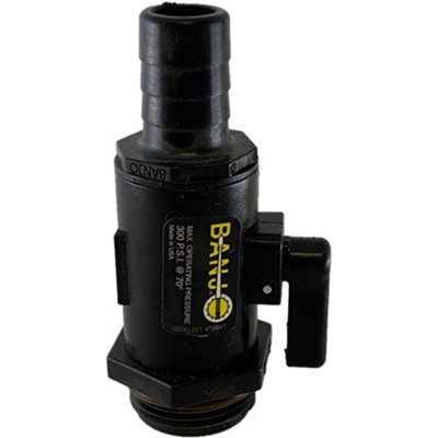 3 / 4" Hose Barb x 1" MPT Micro-Valve