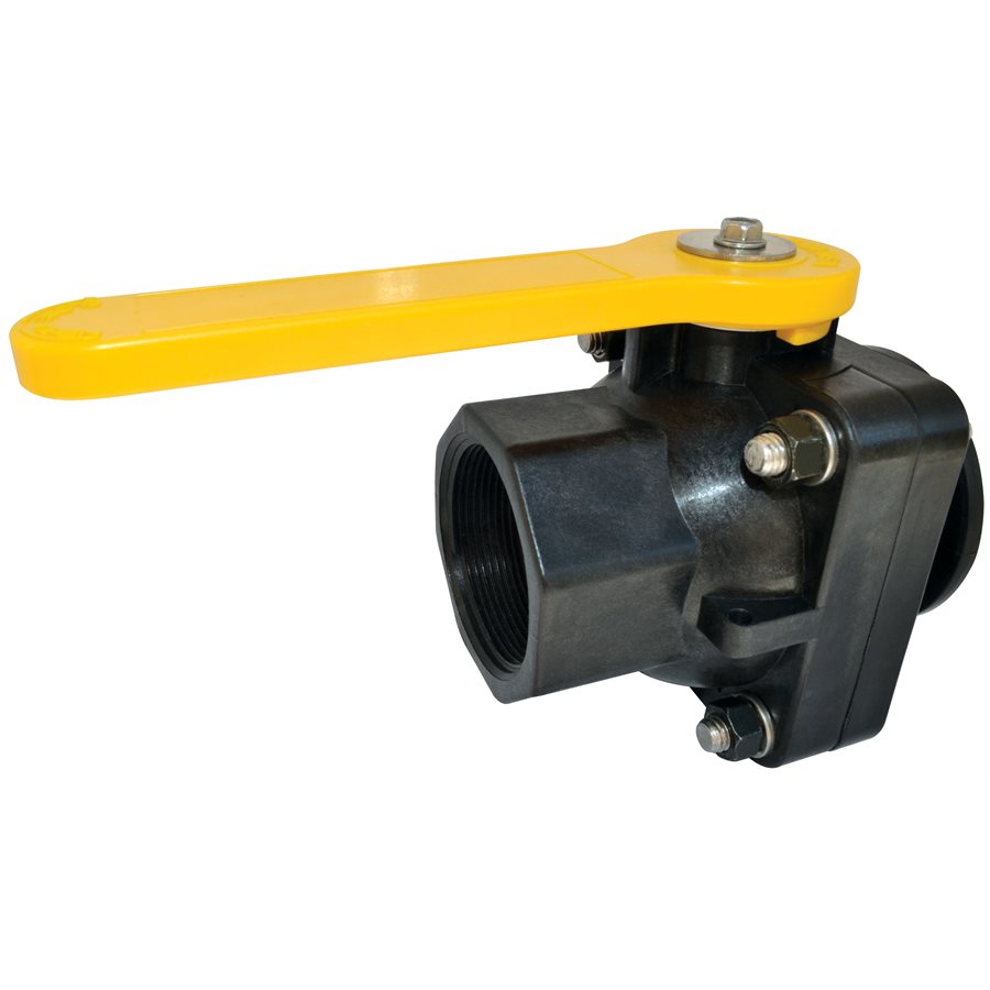 2" Manifold Full Port Poly Valve x 2" FPT