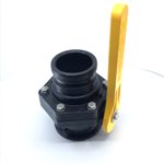 3" Manifold x 3" Quick Coupler Standard Port Poly Valve