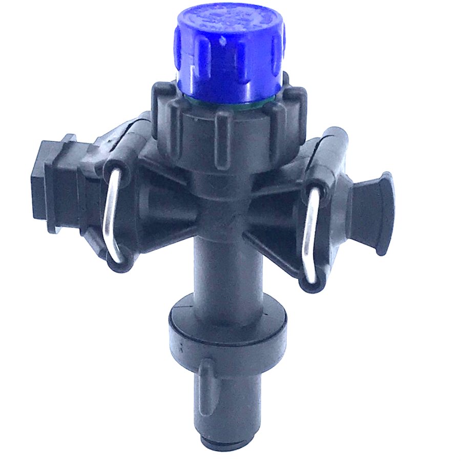 Single 4 PSI check valve with on / off valve for 1 / 4