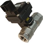 Zip Valve 3 / 8" Vented Stainless Steel, 2-way, SS Ball, 3 / 8" FPT, Deutsch