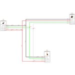 MultiRow 4 Pin Deutsch CAN Trunkline - 5' with 1 flow meter connector