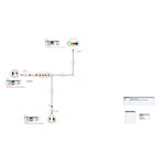 MultiRow 4 Pin Deutsch CAN Trunkline - 5' with 1 flow meter connector