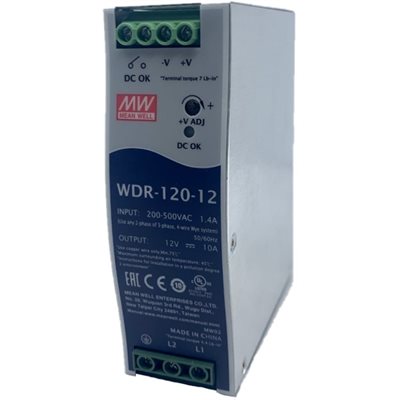 12V DC DIN Rail Power Supply