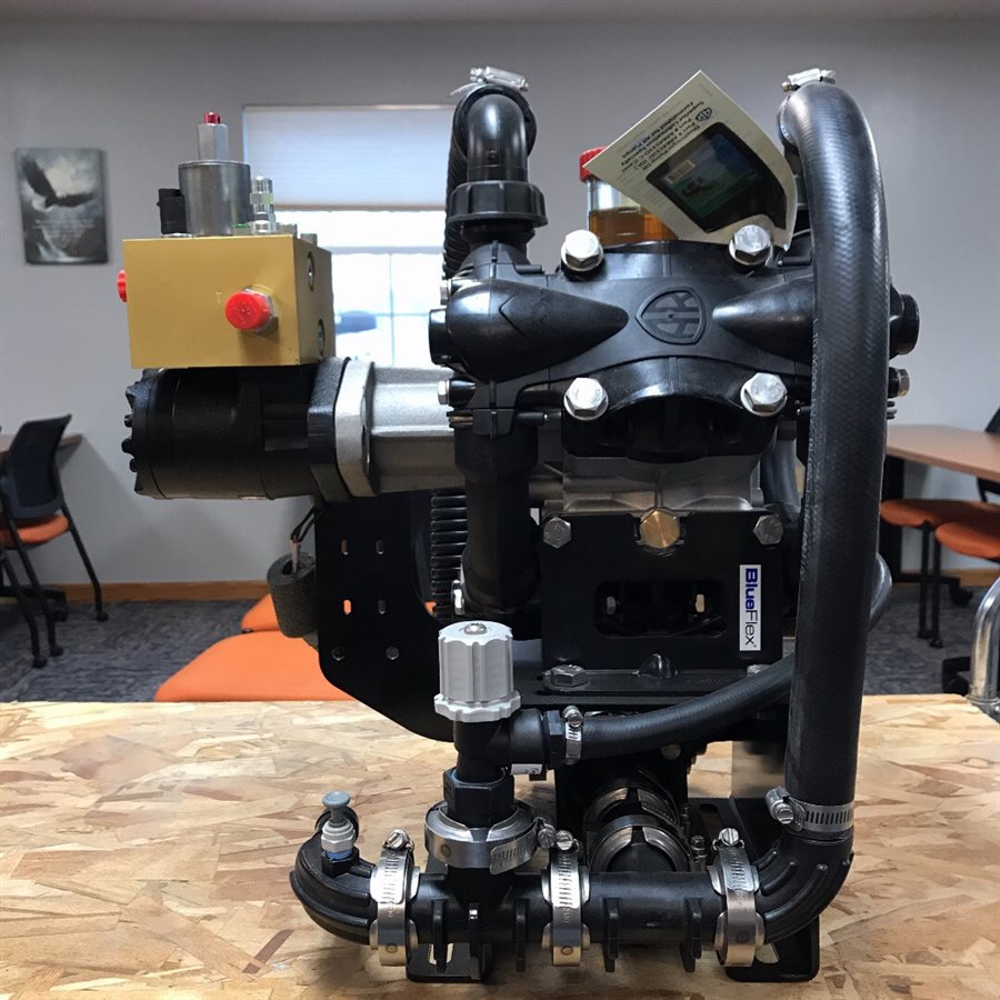 Complete PR30 Diaphragm Pump with Hydraulic Motor, PWM Valve, and RPM ...