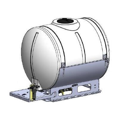 200 Gallon Spartan Tank Kit (White Tank) - No Rinse Tank